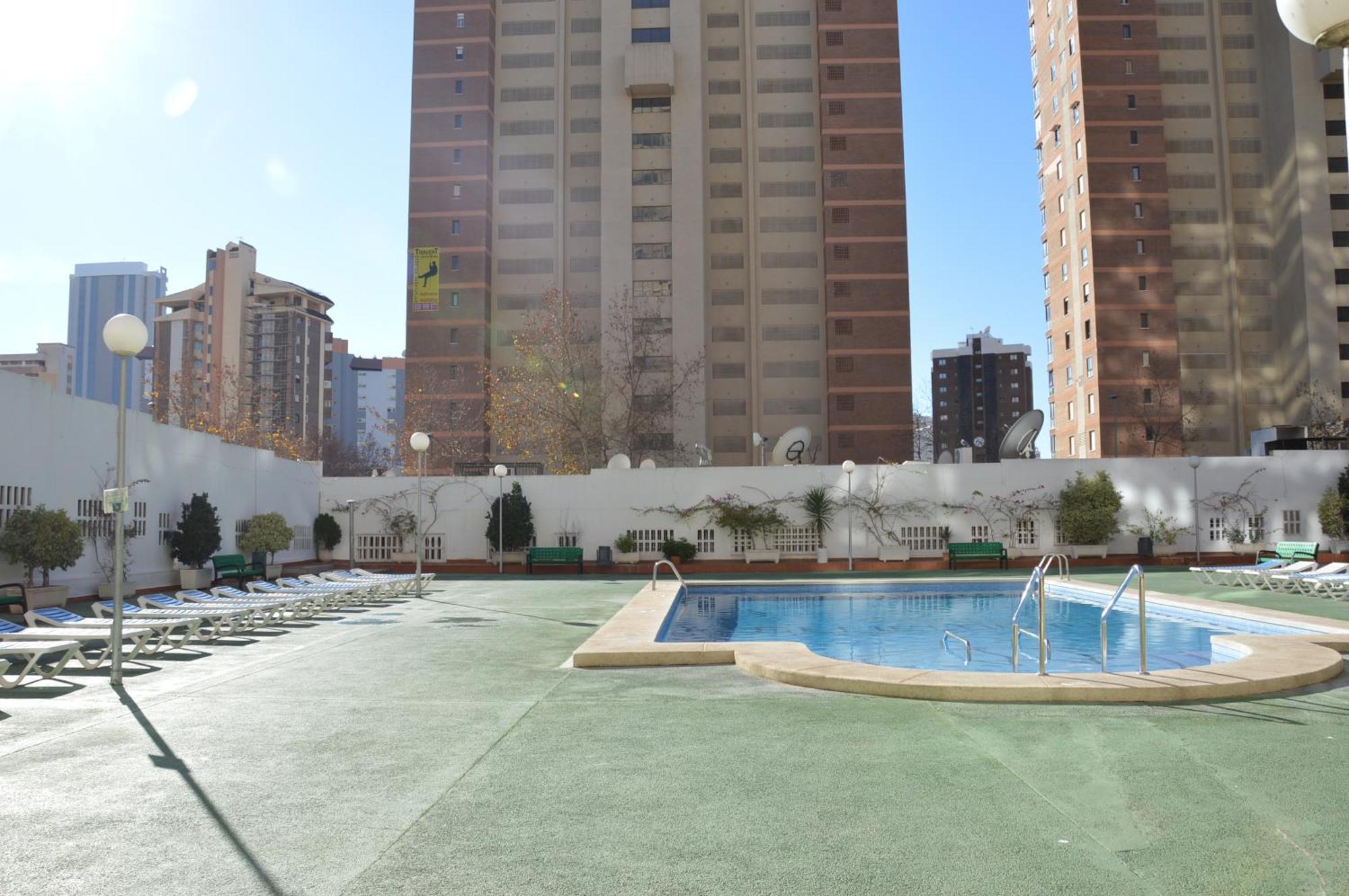 Gemelos IV Loysan Apt. With Pool Benidorm Exteriör bild